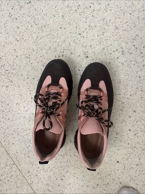 Women’s Pink and Black Fashion Sneakers